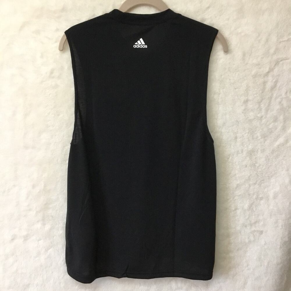 Adidas Black & White Dash Tank Top - Picture 5 of 7